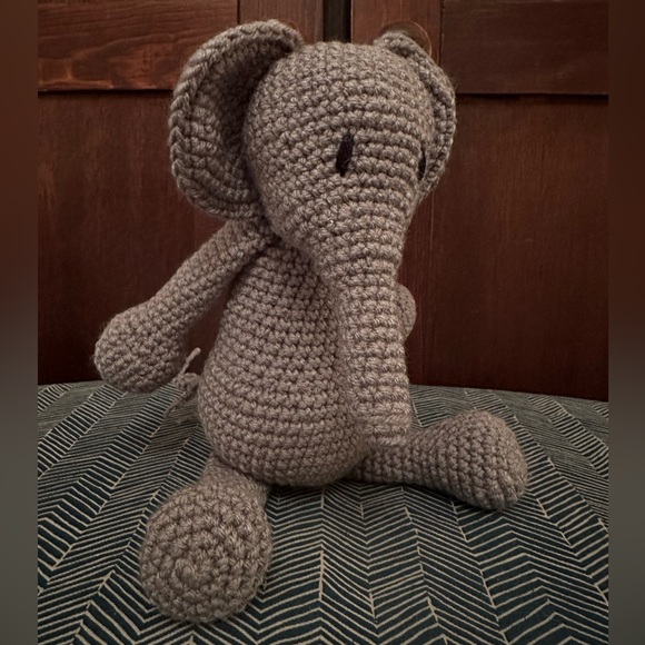 Handmade Crochet Elephant! - Picture 4 of 4